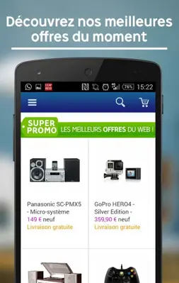 PriceMinister android App screenshot 1